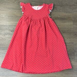 MATILDA JANE Girls Red White Polka Dot Brilliant daydream Heart-to-Heart Dress 8